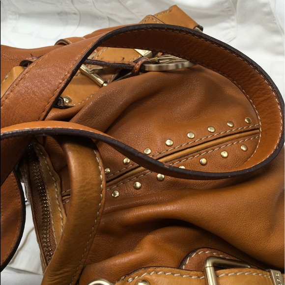 Michael Kors Vintage Astor StuddedBelted Harness SatchelCrossbody - Picture 13 of 14